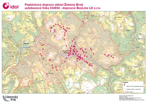 Mapa Železný Brod _web