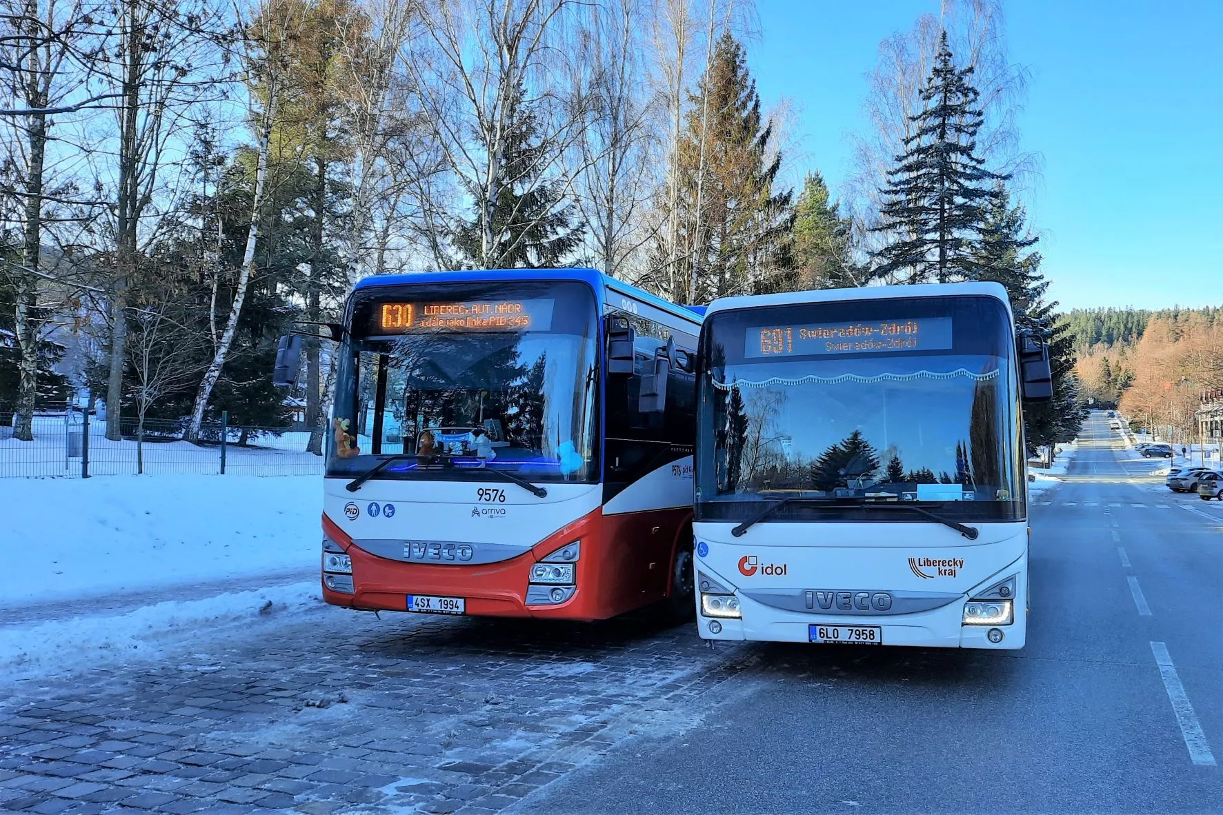 Do Jizerek za běžkováním linkami 630 a 691