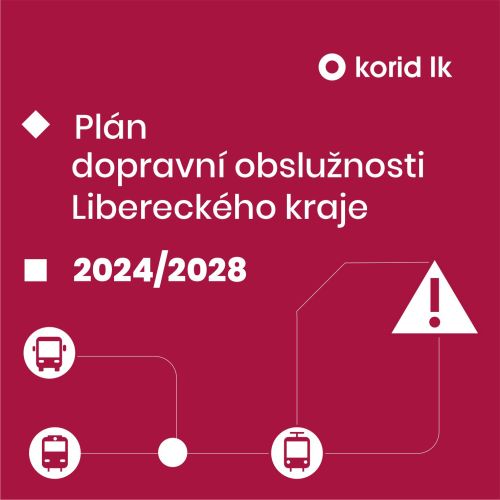 Plán dopravní obslužnosti Libereckého kraje 2024 - 2028 zveřejněn.