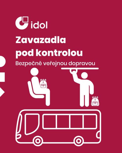 Batoh pod kontrolou. Cestujme veřejnou dopravou v pohodě.