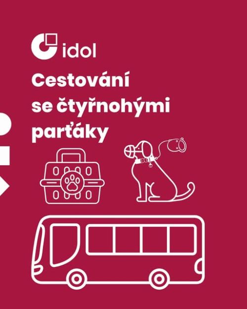 Cestujme veřejnou dopravou v pohodě. Cestování se čtyřnohými parťáky