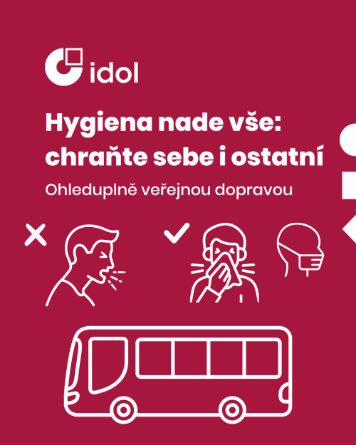 Cestujme veřejnou dopravou v pohodě, hygiena nade vše!