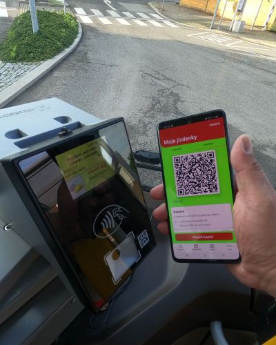 odbavení kupónu-idolka bus