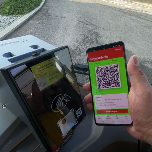 odbavení kupónu-idolka bus