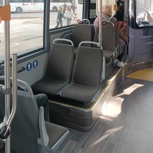 Testování autobusu Iveco Crossway City na lince 101