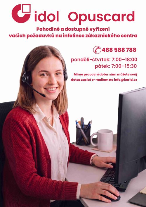 Infolinka IDOL prodloužená provozní doba od 3. 8.