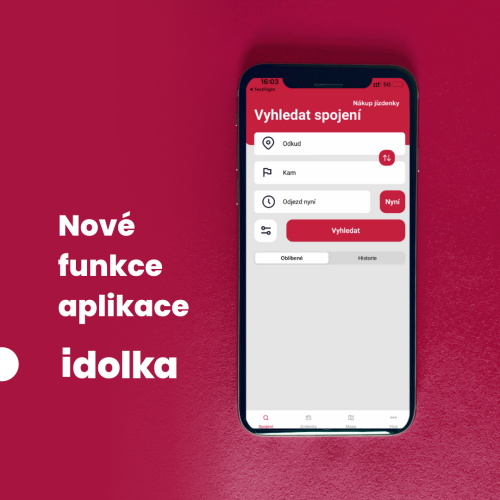 Nové funkce aplikace Idolka