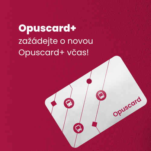 Chcete od září využívat novou Opuscard+?