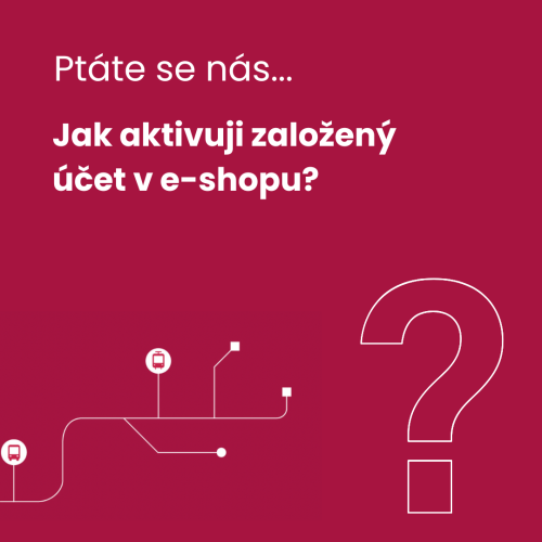 Jak aktivovat založený účet v e-shopu?