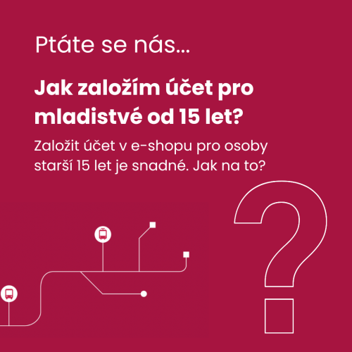 Založení podřízeného účtu pro osobu 15+