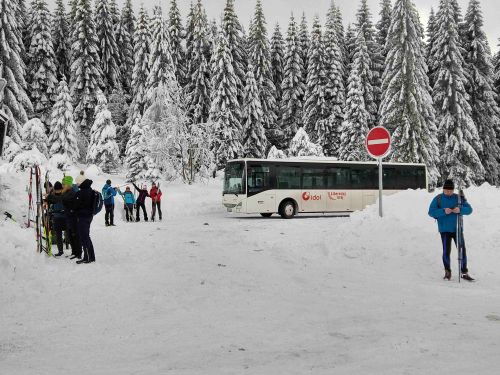 Bedřichov, Smědava - zimní sezóna linek 145 a 650