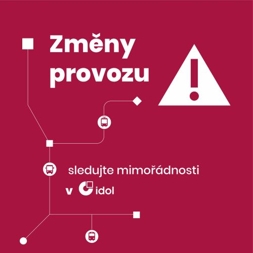 Sledujte změny provozu na tomto webu!